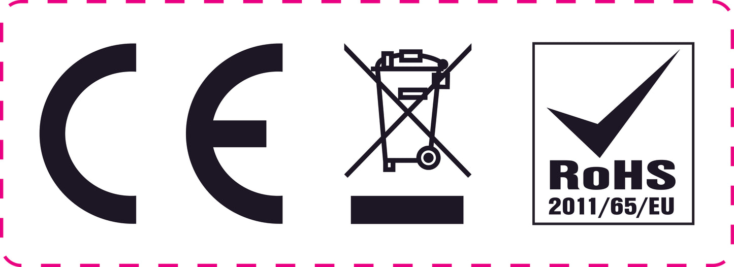 100x electrical appliances License plate "GS EAC CE" combined LH-CE-COMBI-100-0