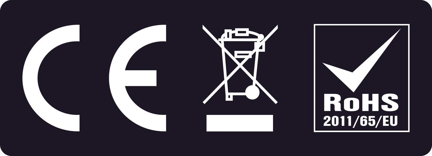 100x electrical appliances License plate "GS EAC CE" combined LH-CE-COMBI-100-88