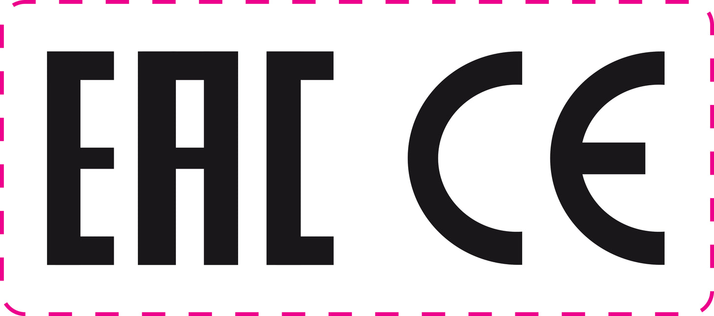 100x electrical appliances License plate "GS EAC CE" combined LH-EAC-2000-0