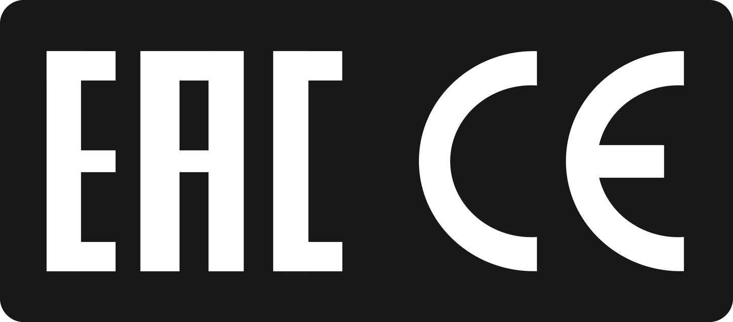 100x electrical appliances License plate "GS EAC CE" combined LH-EAC-2000-88