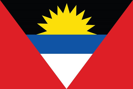 Sticker flag of Antigua and Barbuda 5-60cm Weatherproof ES-FL-ANB