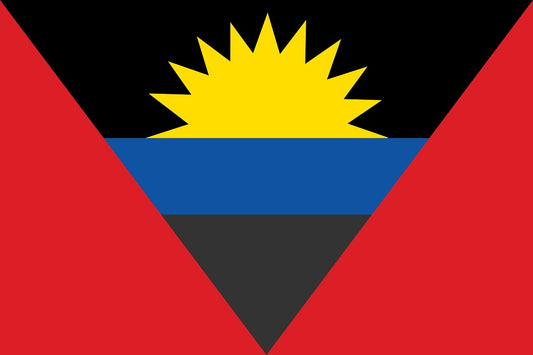 Sticker flag of Antigua and Barbuda 5-60cm Weatherproof ES-FL-ATG