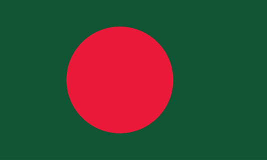 Sticker flag of Bangladesh 5-60cm Weatherproof ES-FL-BGD