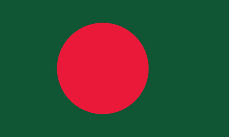 Sticker flag of Bangladesh 5-60cm Weatherproof ES-FL-BGD