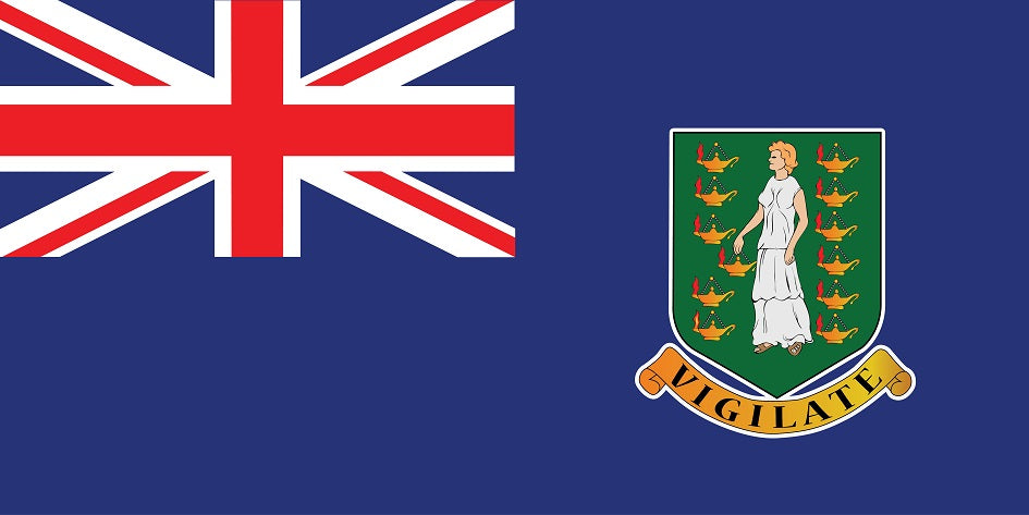 Sticker flag of British Virgin Islands 5-60cm Weatherproof ES-FL-BRJ