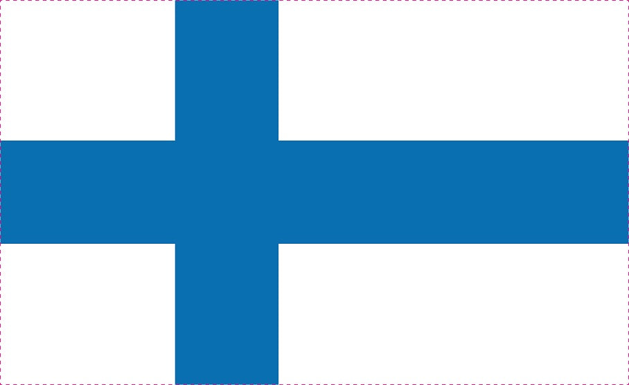 Sticker flag of Finland 5-60cm Weatherproof ES-FL-FIN