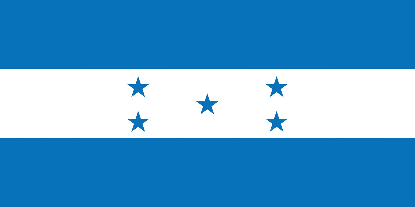 Sticker flag of Honduras 5-60cm Weatherproof ES-FL-HON