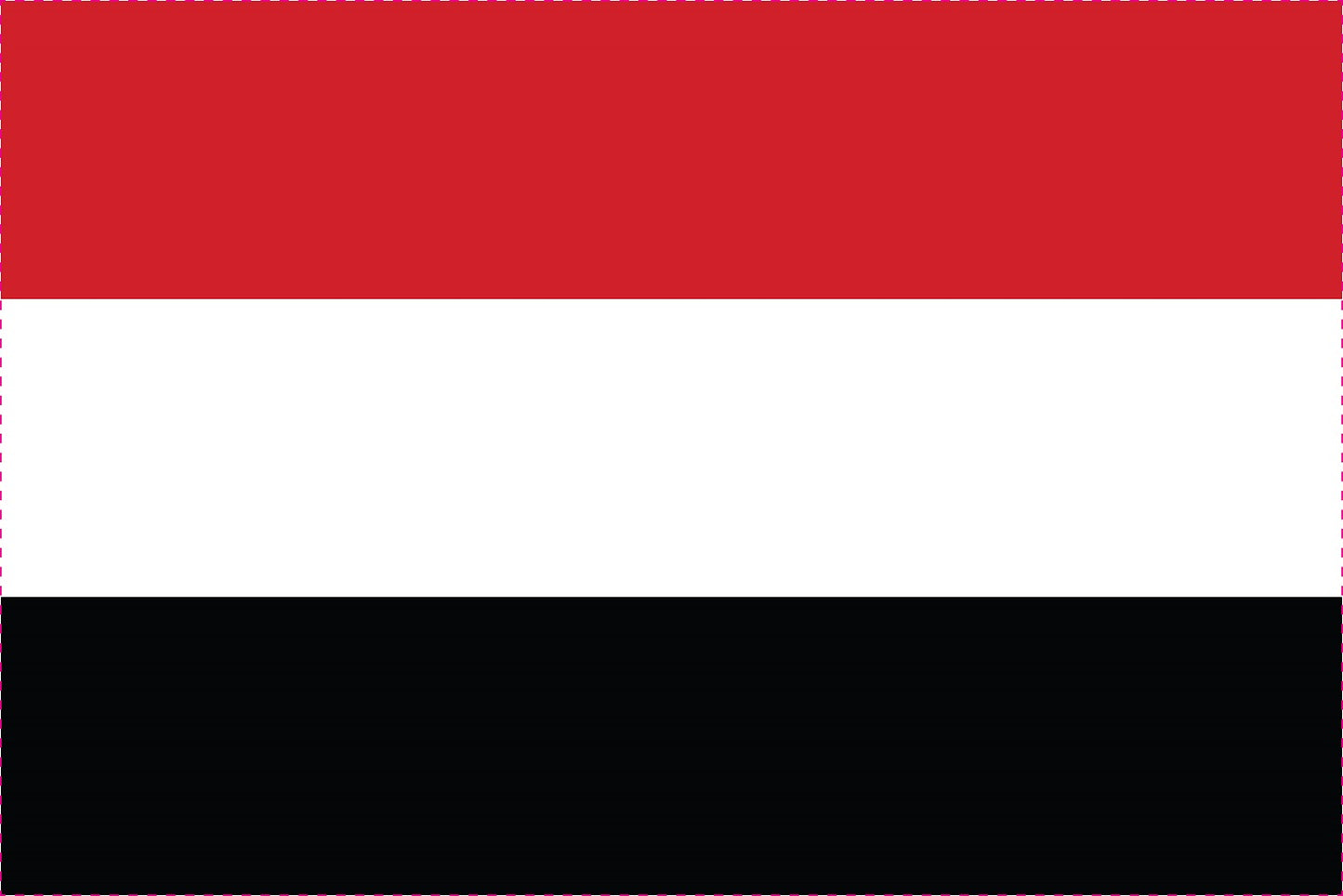 Sticker flag of Yemen 5-60cm Weatherproof ES-FL-JEM