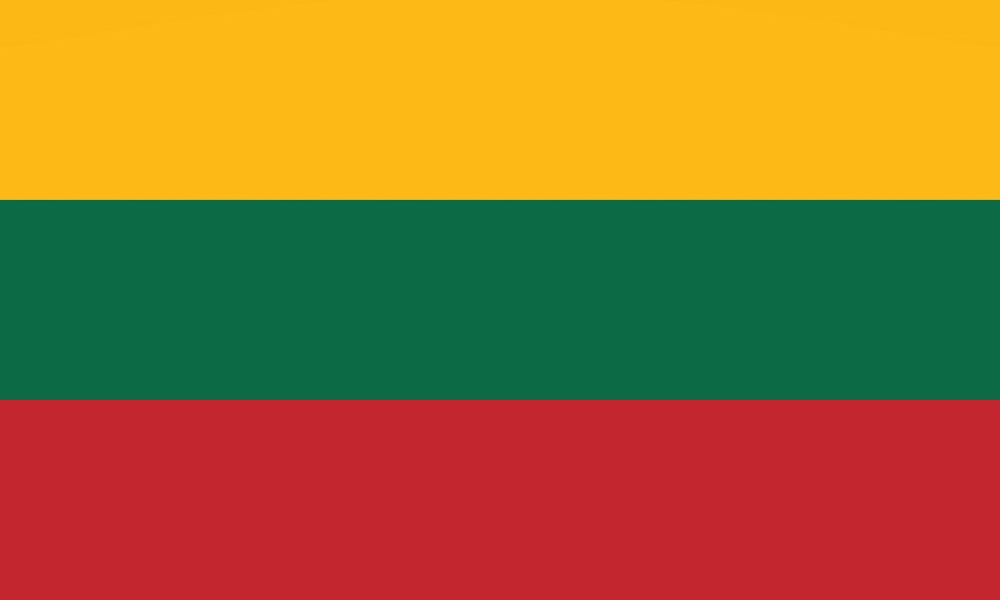 Sticker flag of Lithuania 5-60cm Weatherproof ES-FL-LIT