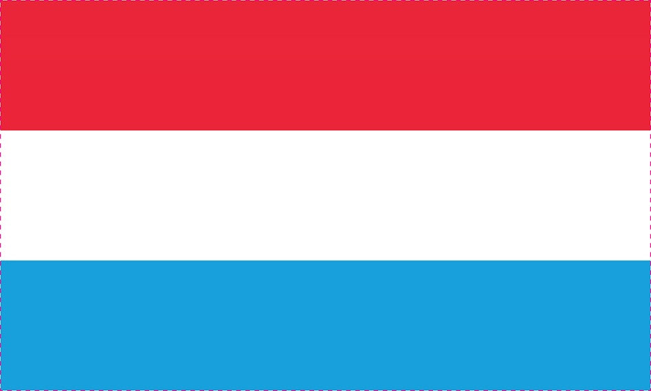 Sticker flag of Luxembourg 5-60cm Weatherproof ES-FL-LUX