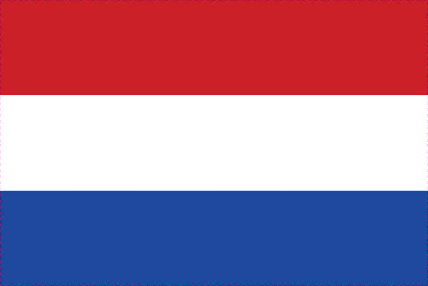 Sticker flag of the Netherlands 5-60cm Weatherproof ES-FL-NIE