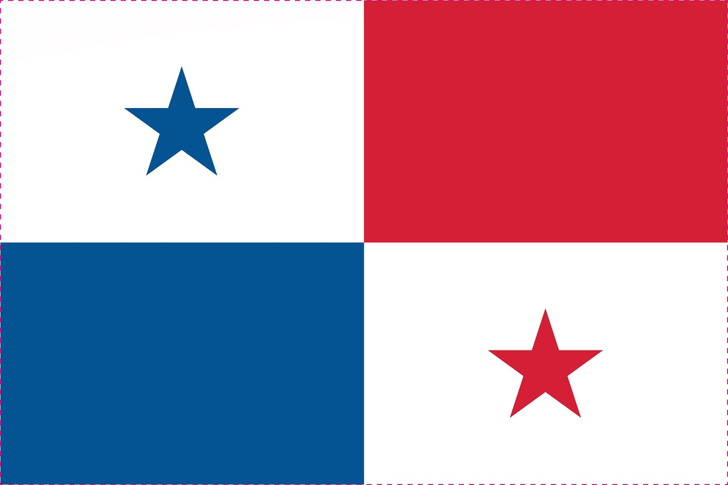 Sticker flag of Panama 5-60cm Weatherproof ES-FL-PAN