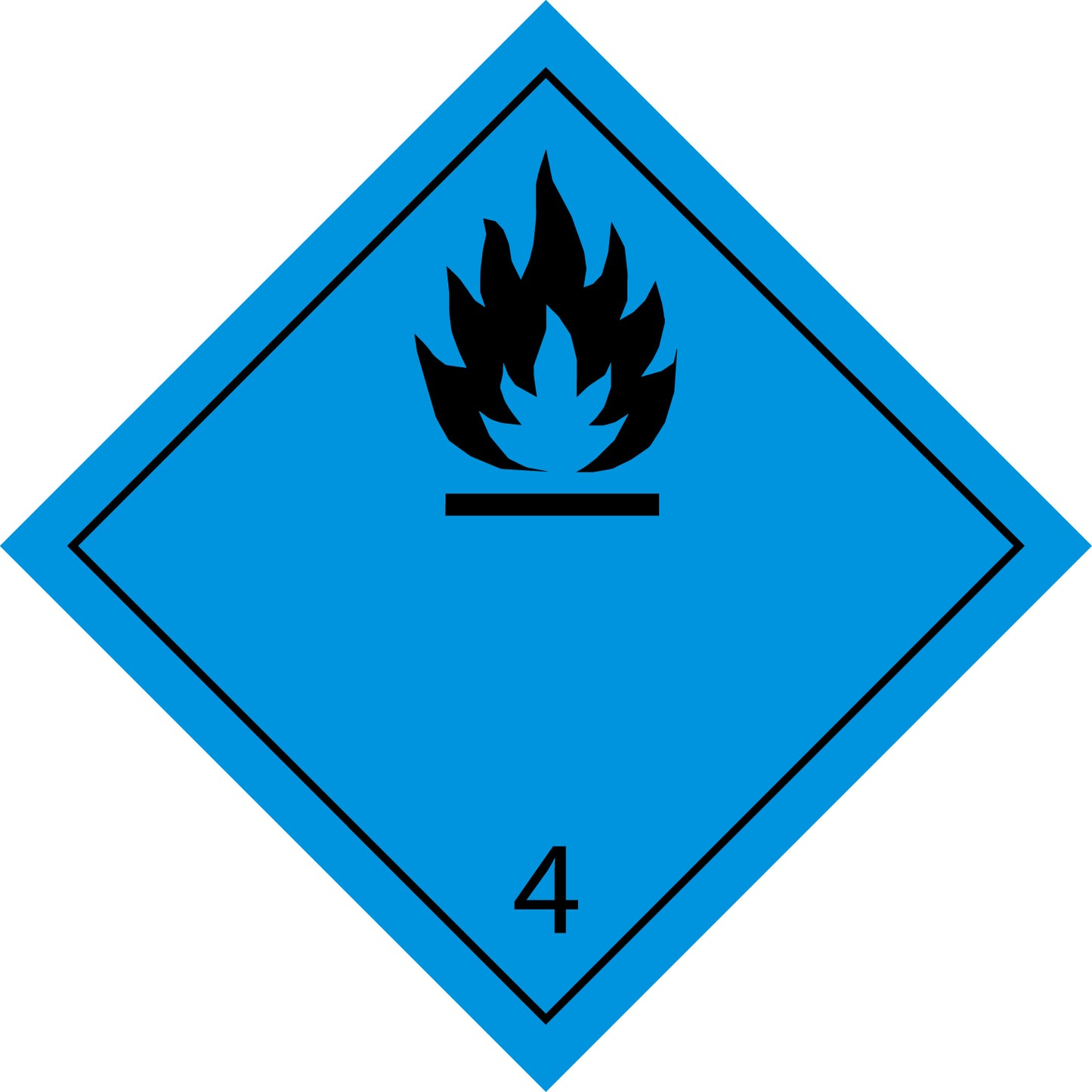 100 Dangerous Goods Labels "LH-GG-04-05" 5x5cm or 10x10 cm made of paper or plastic LH-GG-04-05