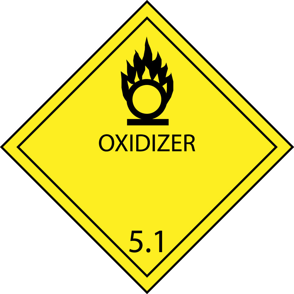 100 Dangerous Goods Labels "LH-GG-05-02" 5x5cm or 10x10 cm made of paper or plastic LH-GG-05-02