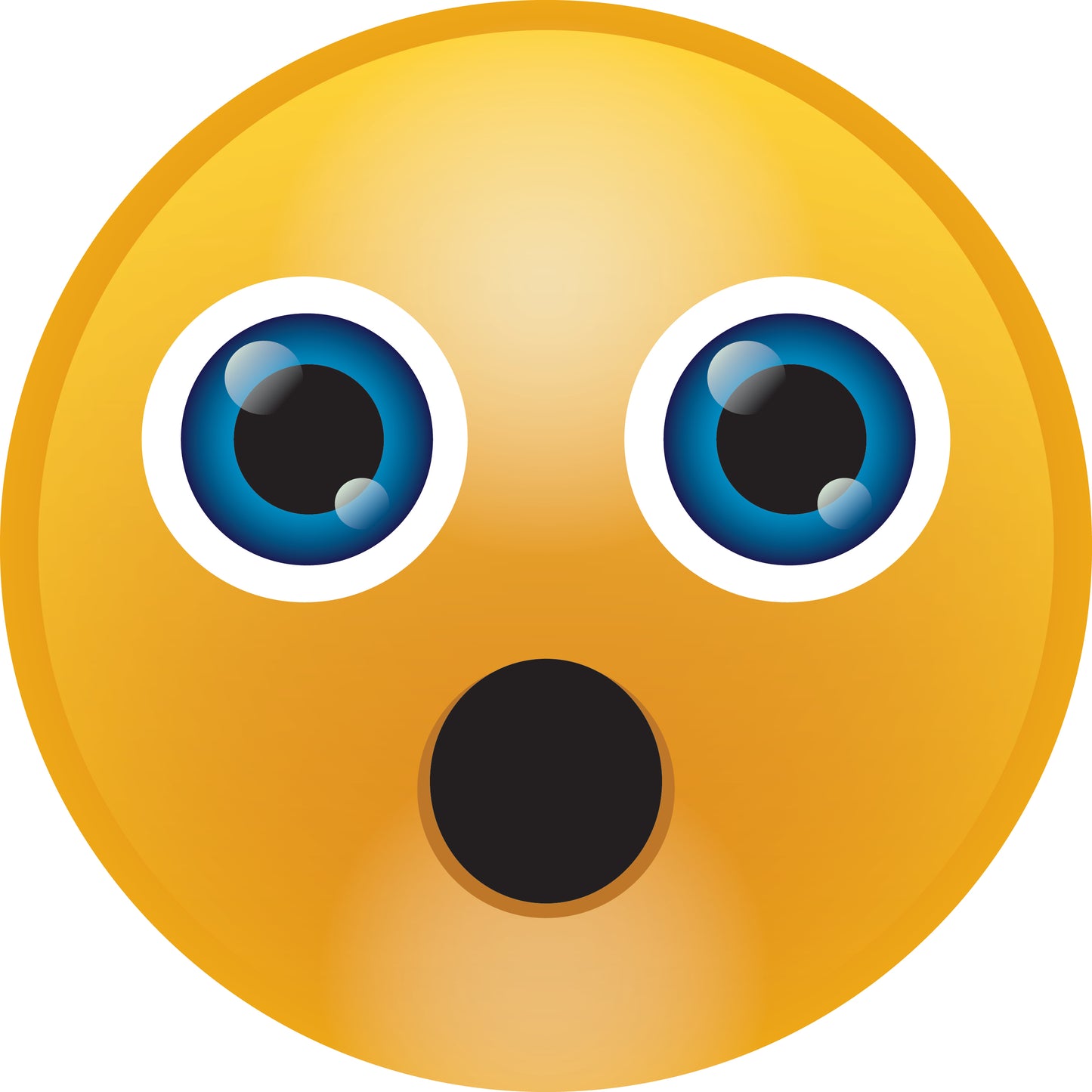 Smiley sticker 2 - 60 cm size Quantities very cheap LH-SMI-10000