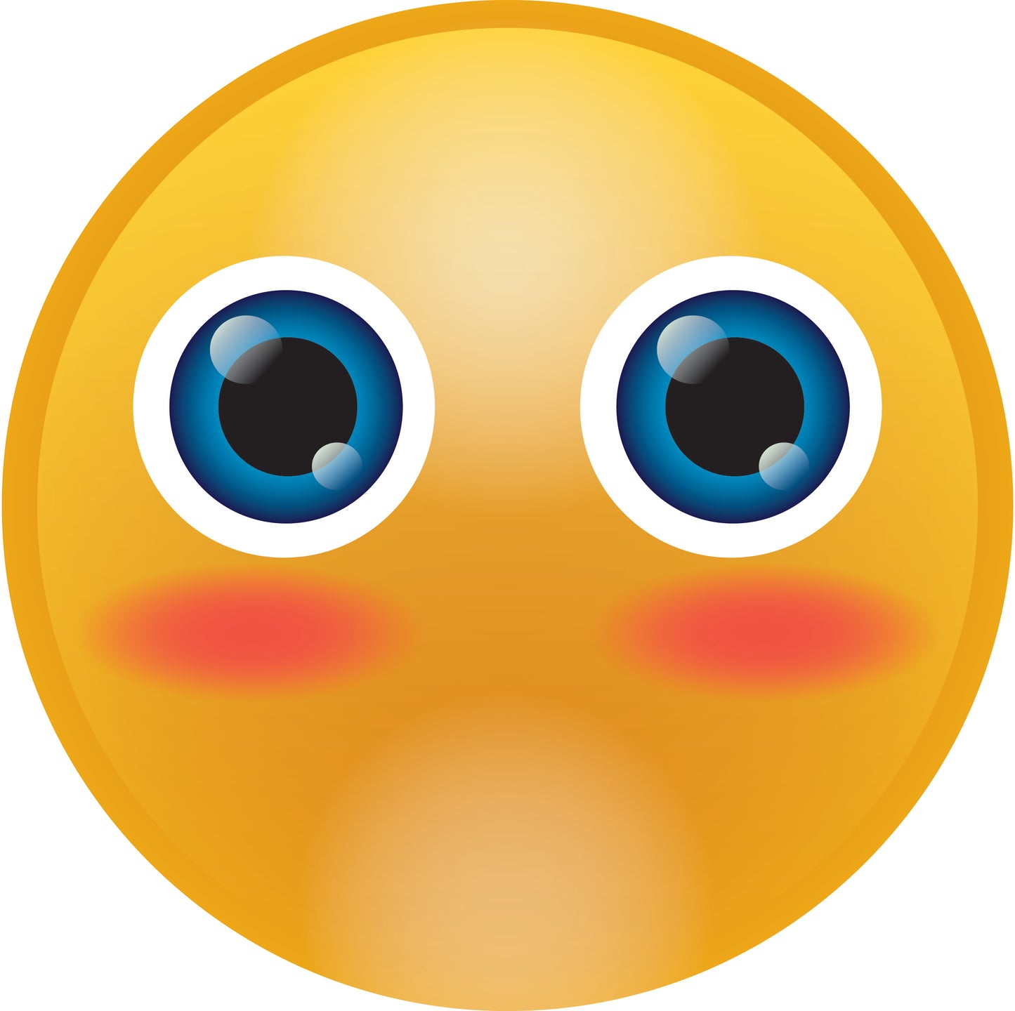 Smiley sticker 2 - 60 cm size Quantities very cheap LH-SMI-10040