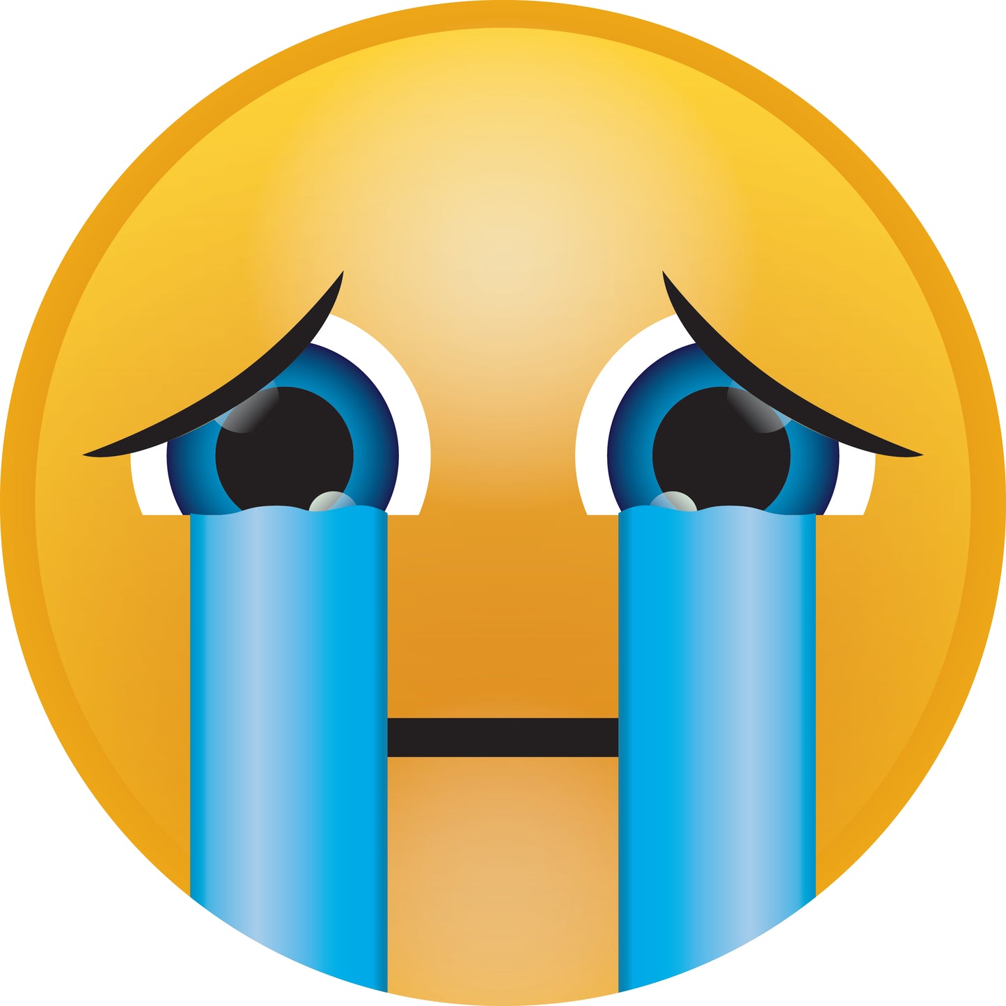 Smiley sticker 2 - 60 cm size Quantities very cheap LH-SMI-10050