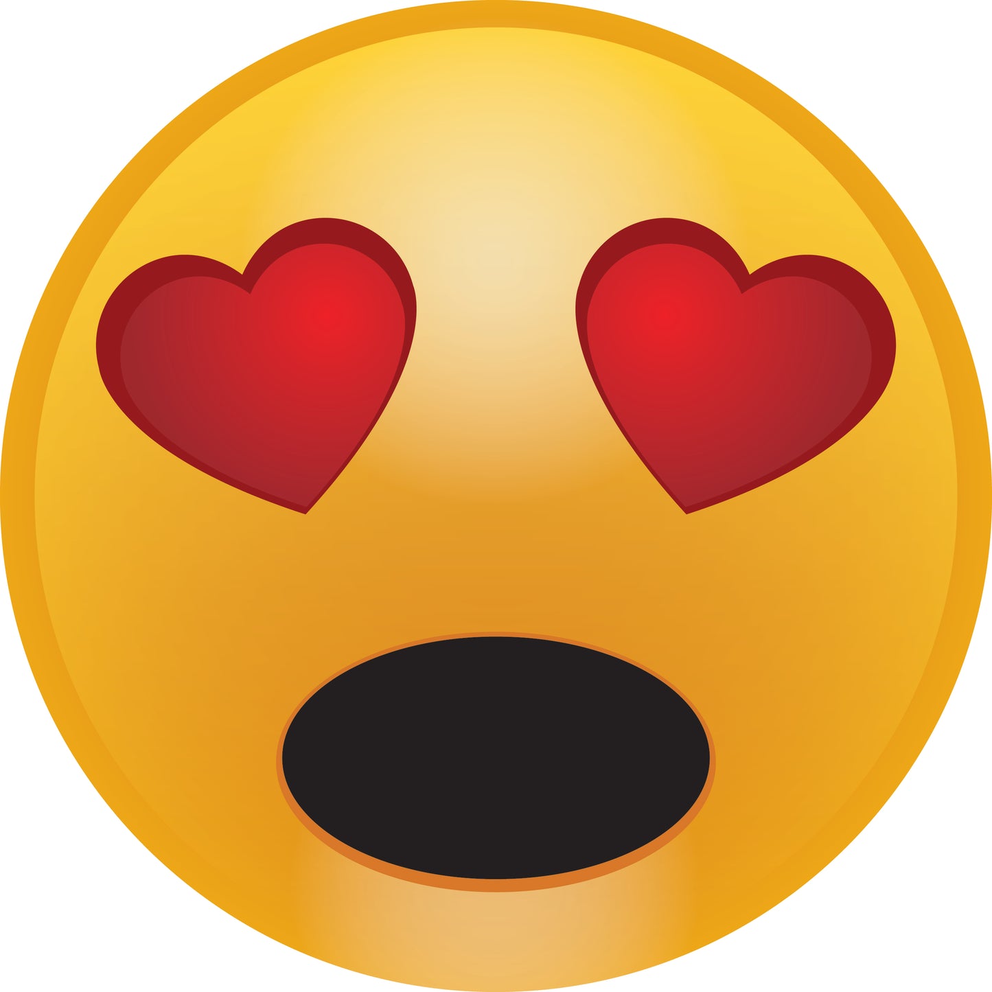 Smiley sticker 2 - 60 cm size Quantities very cheap LH-SMI-10090