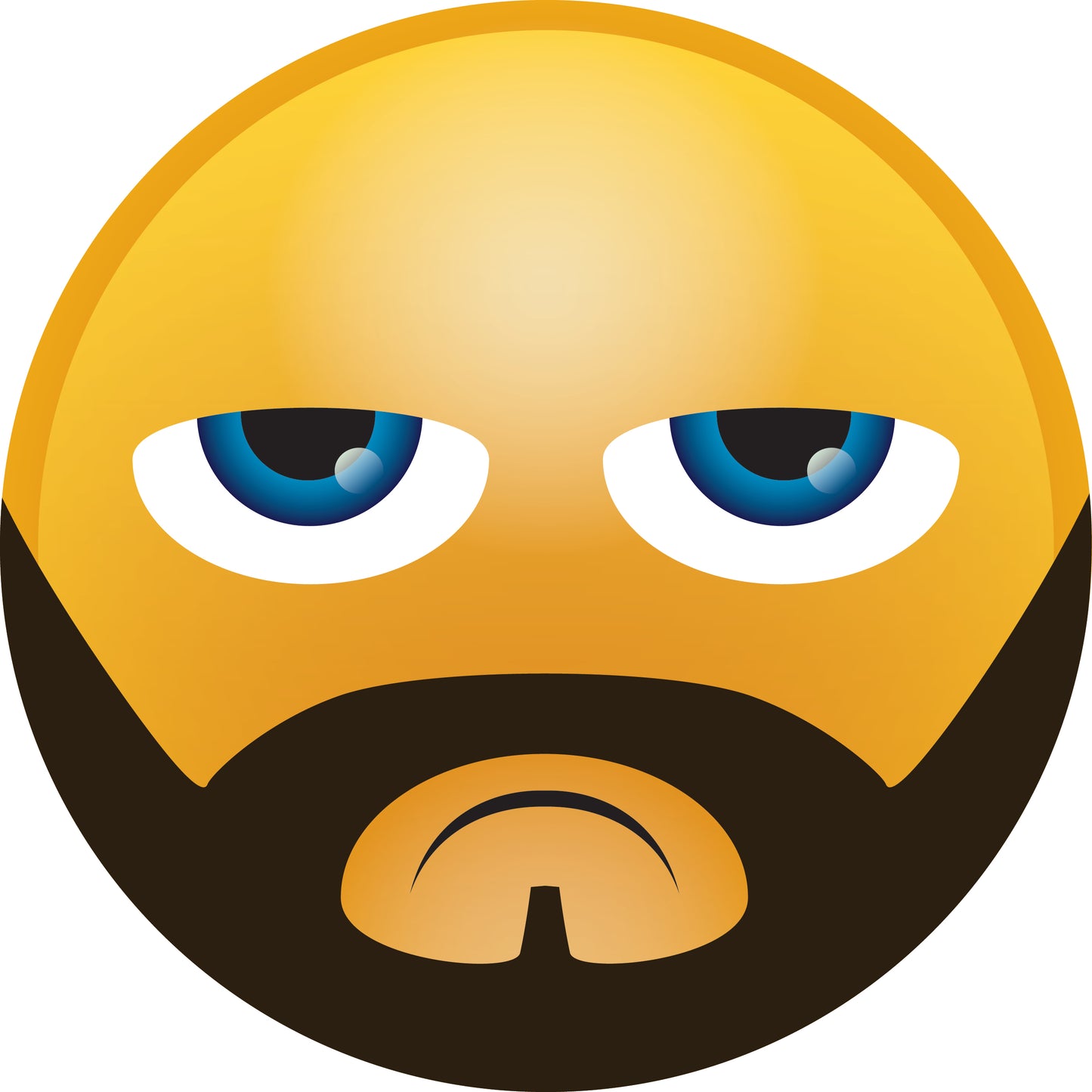 Smiley sticker 2 - 60 cm size Quantities very cheap LH-SMI-10150