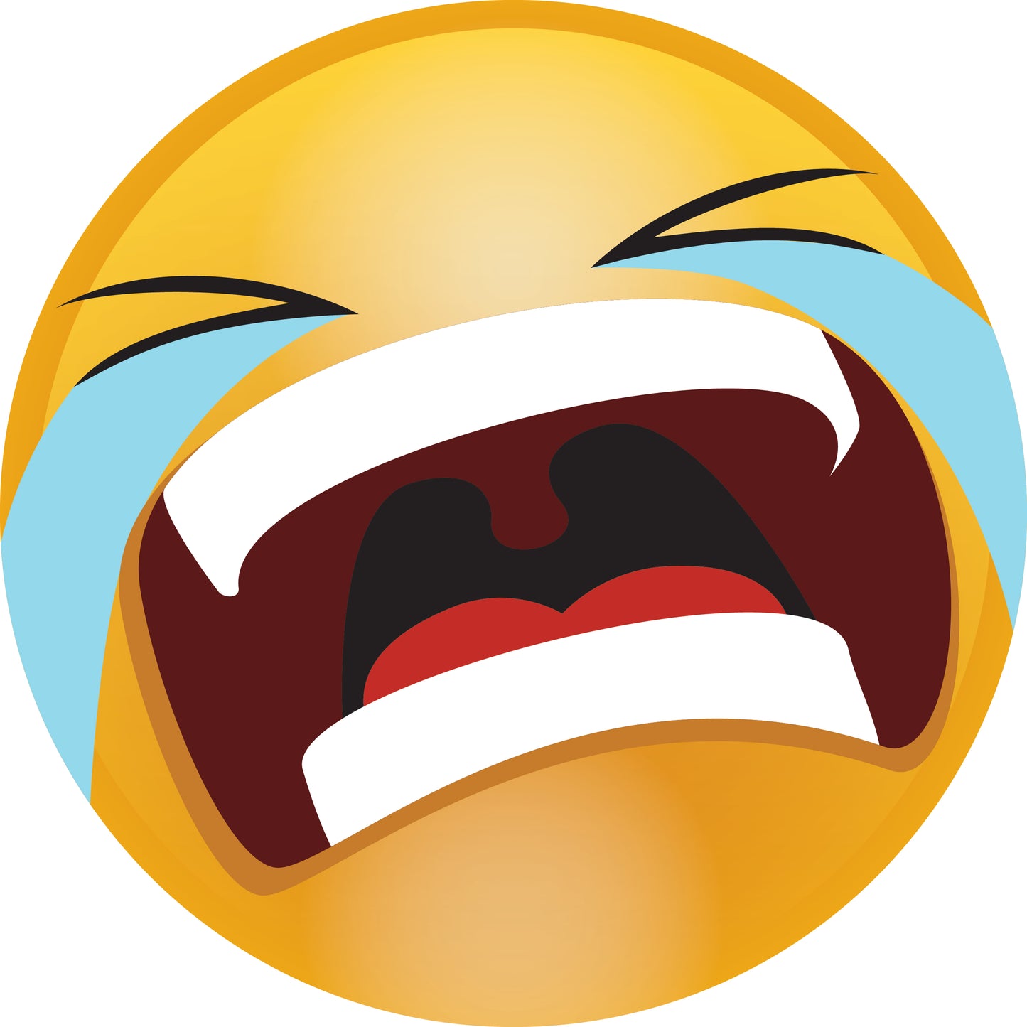 Smiley sticker 2 - 60 cm size Quantities very cheap LH-SMI-10240