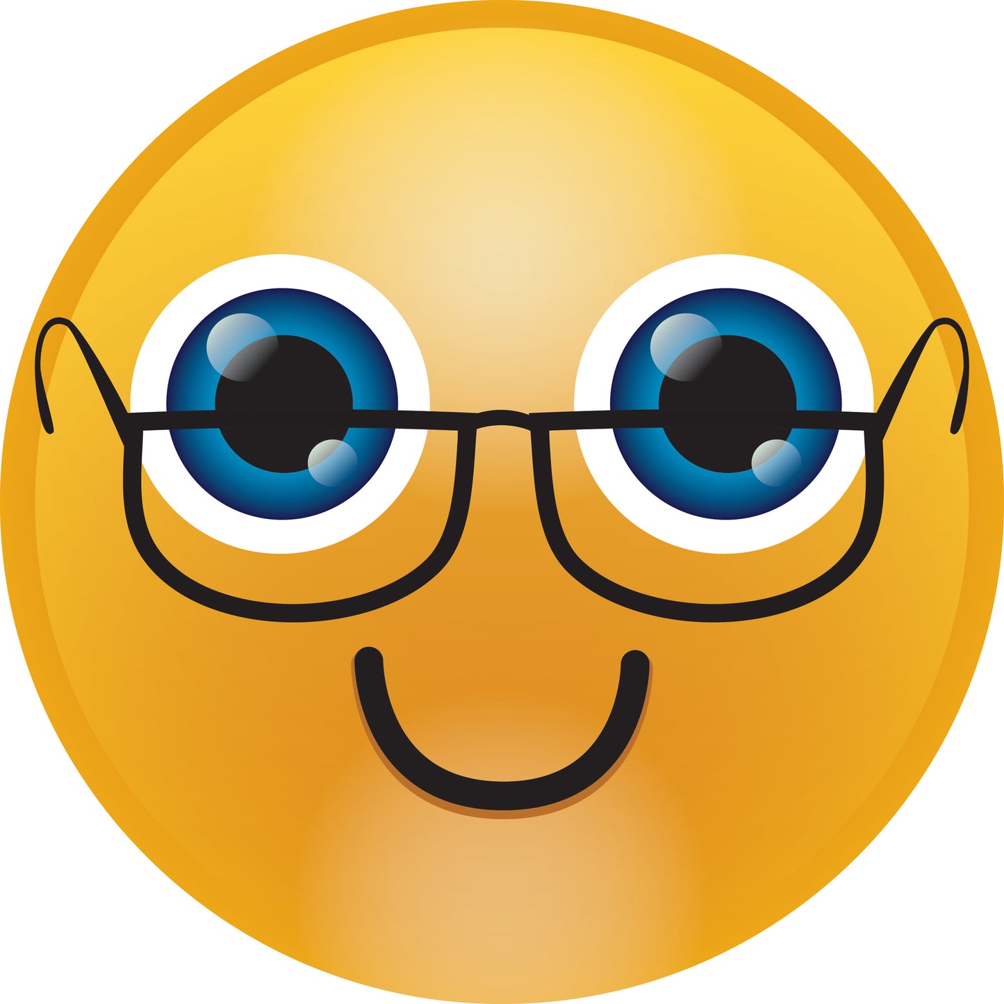 Smiley sticker 2 - 60 cm size Quantities very cheap LH-SMI-10320