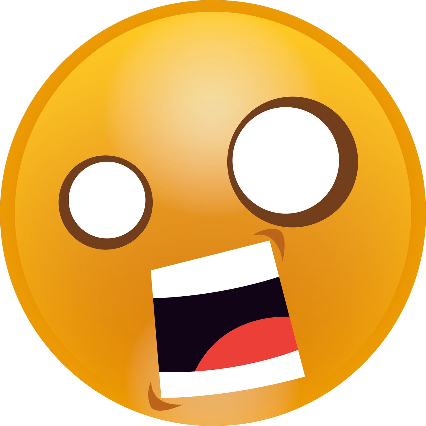 Smiley sticker 2 - 60 cm size Quantities very cheap LH-SMI-10330