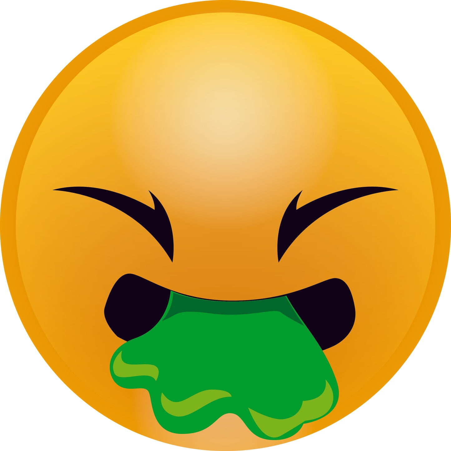 Smiley sticker 2 - 60 cm size Quantities very cheap LH-SMI-10340