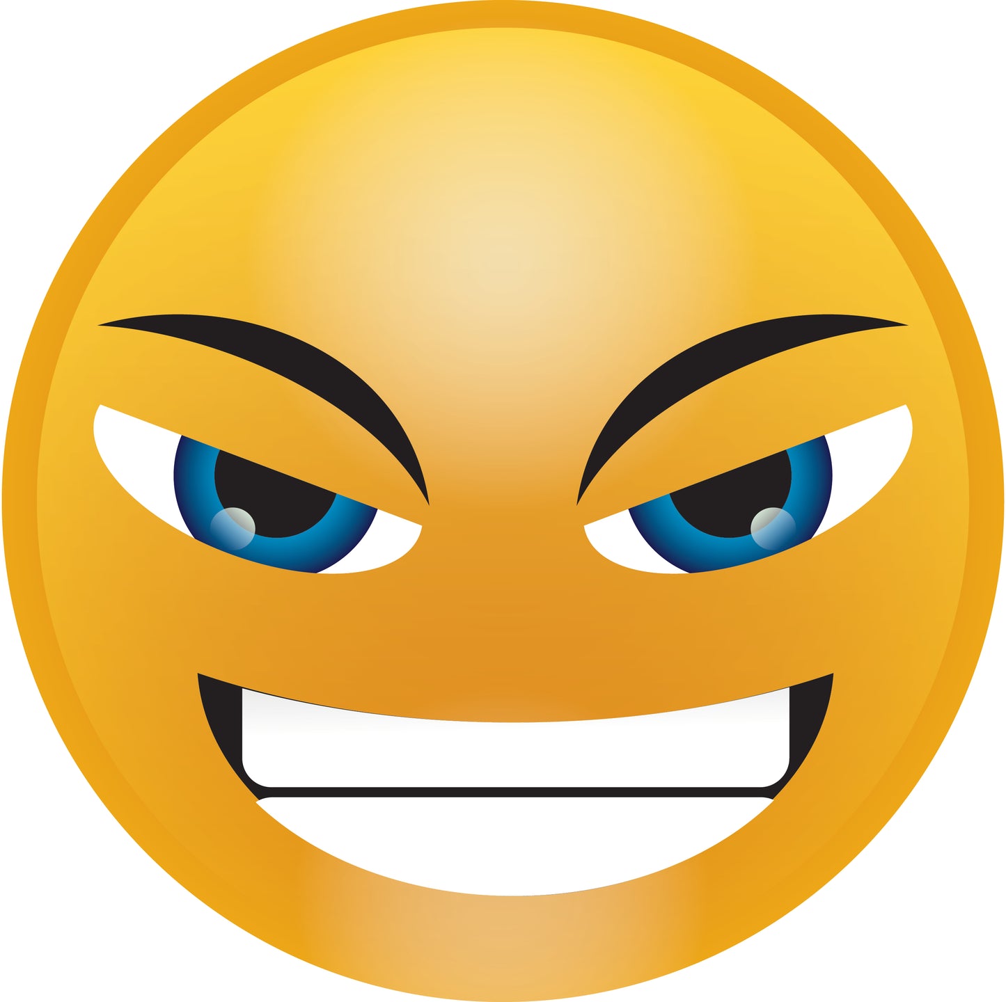 Smiley sticker 2 - 60 cm size Quantities very cheap LH-SMI-10350