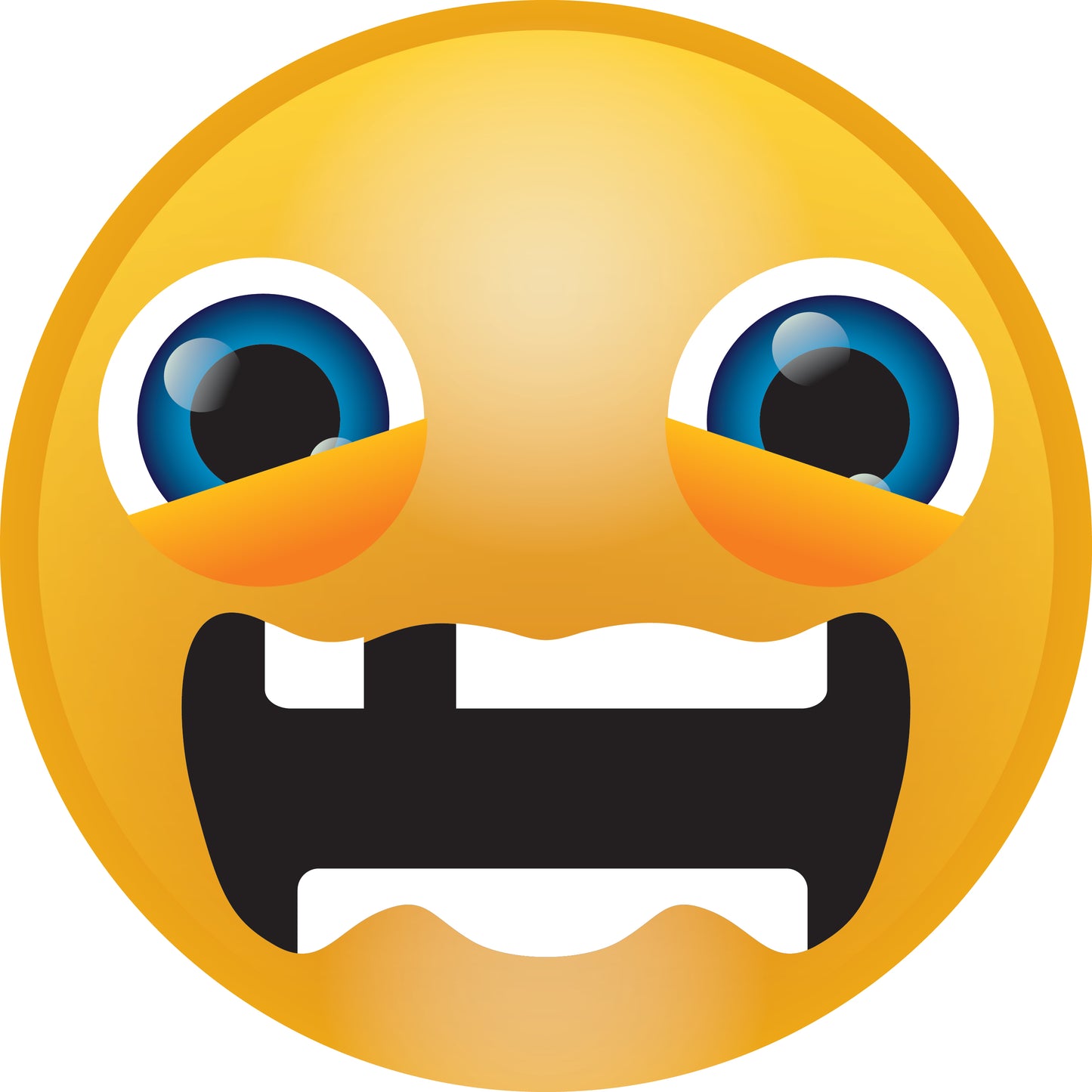 Smiley sticker 2 - 60 cm size Quantities very cheap LH-SMI-10360