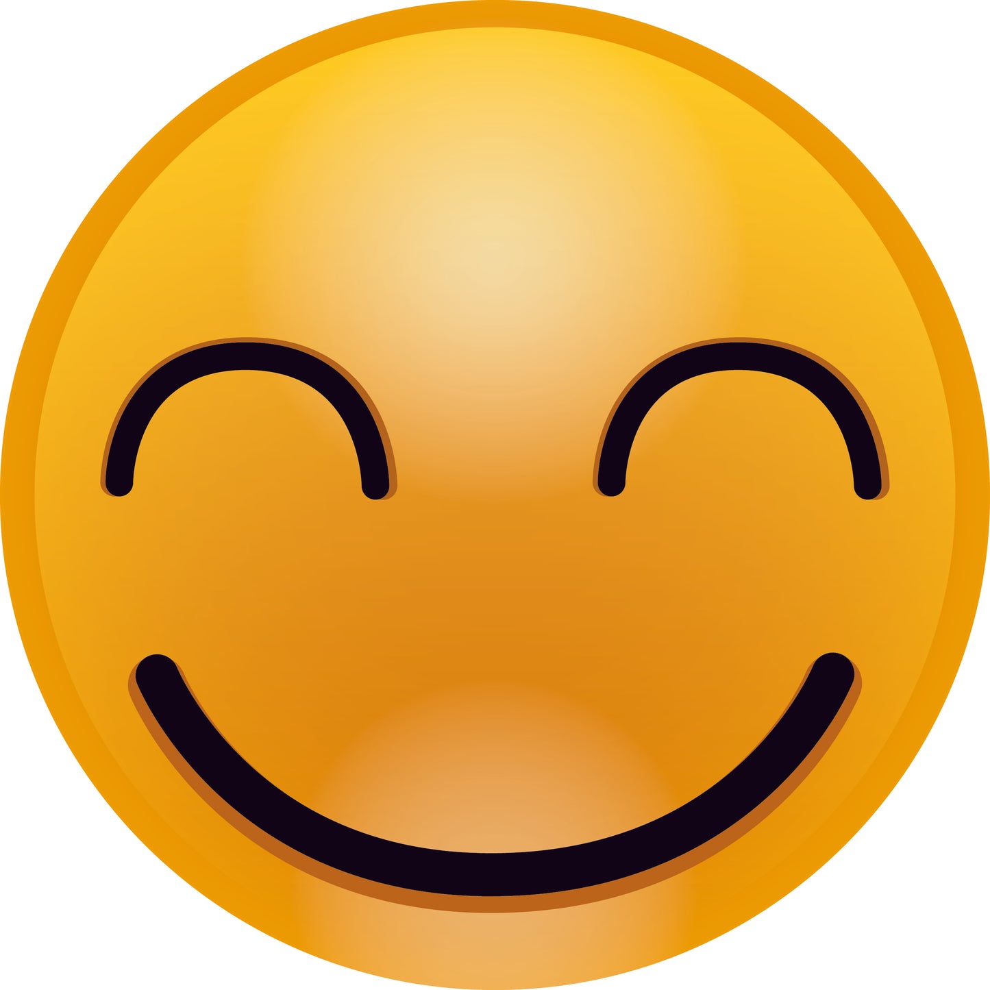 Smiley sticker 2 - 60 cm size Quantities very cheap LH-SMI-10430