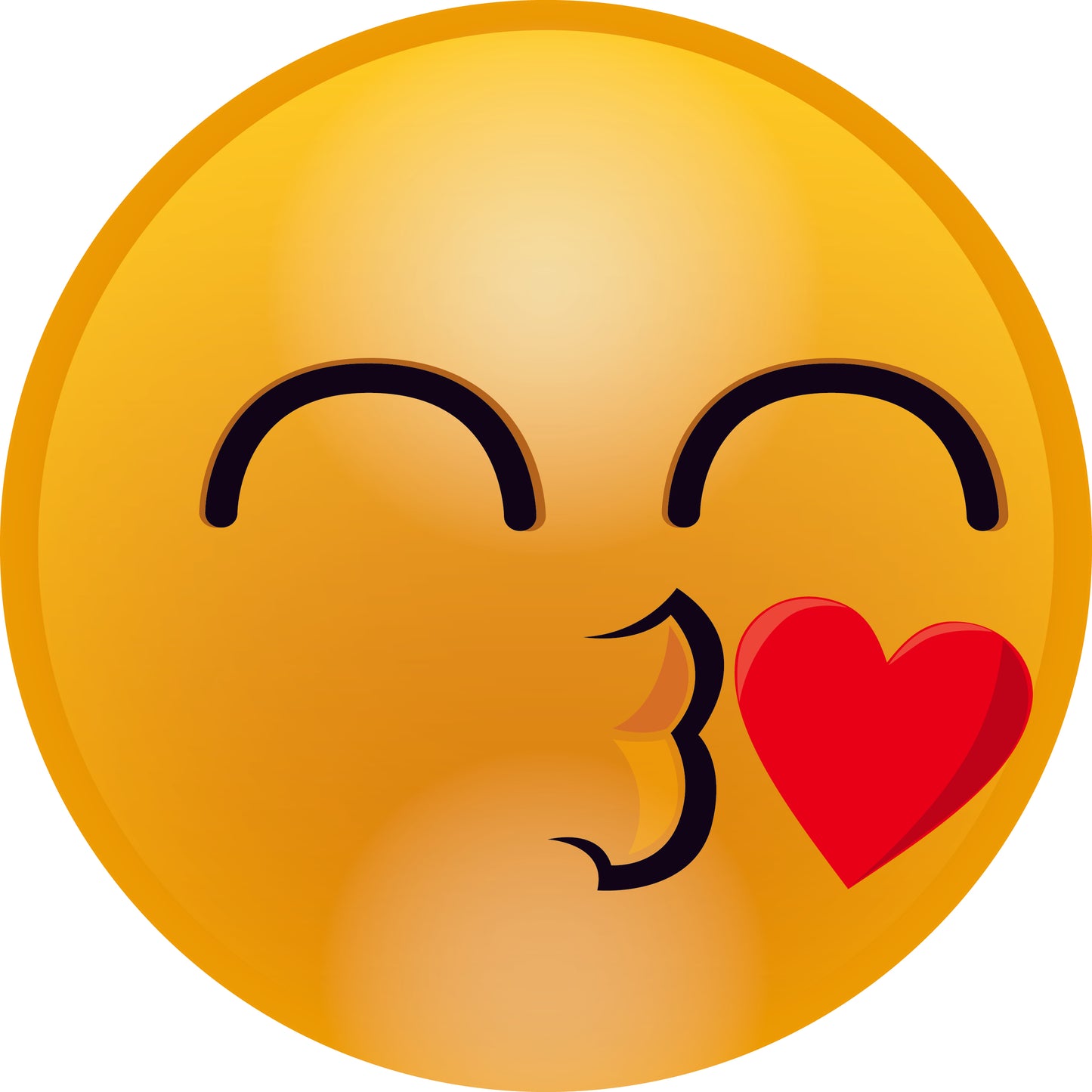 Smiley sticker 2 - 60 cm size Quantities very cheap LH-SMI-10440