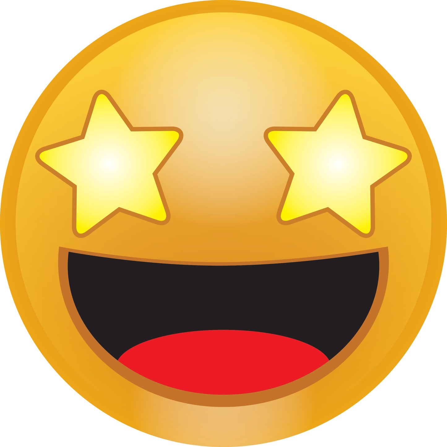 Smiley sticker 2 - 60 cm size Quantities very cheap LH-SMI-10470