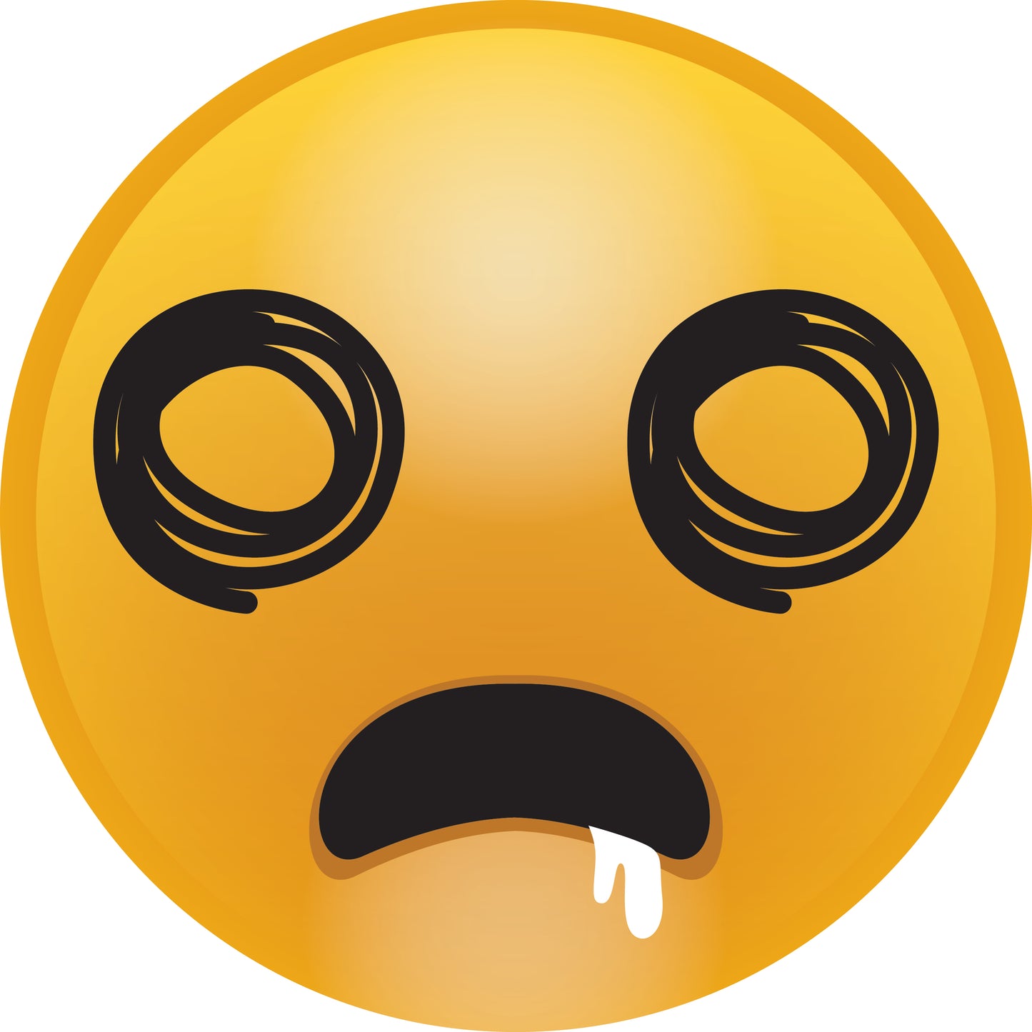 Smiley sticker 2 - 60 cm size Quantities very cheap LH-SMI-10480