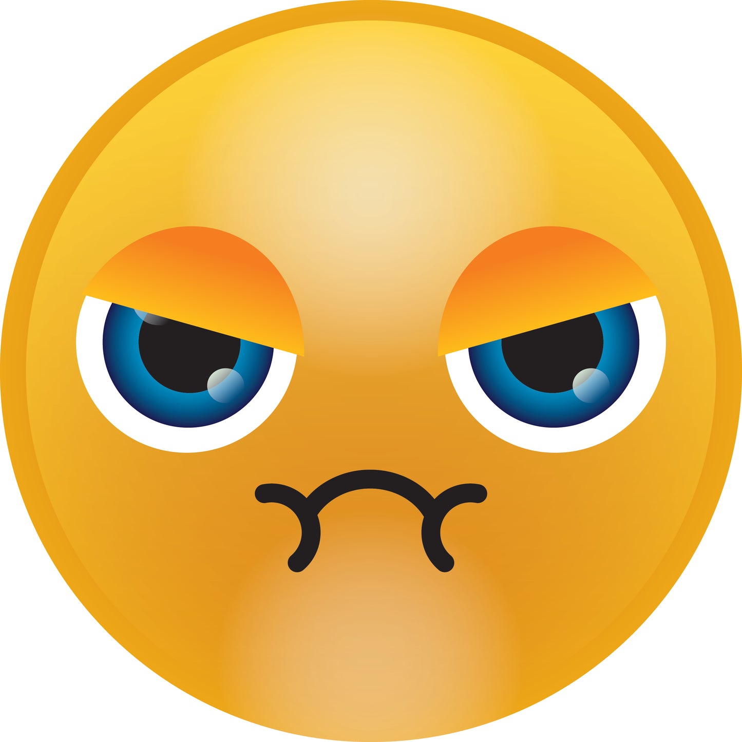 Smiley sticker 2 - 60 cm size Quantities very cheap LH-SMI-10520