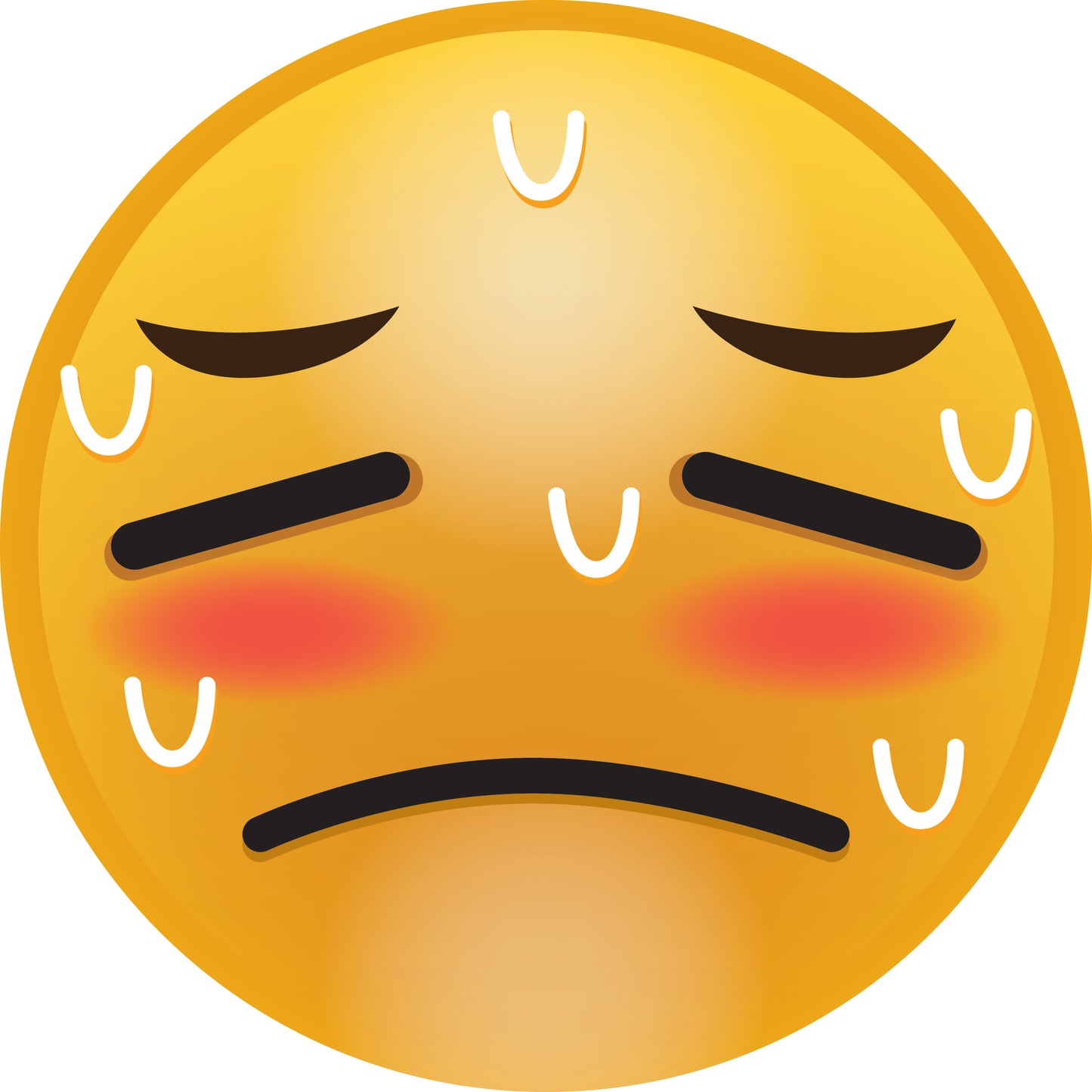 Smiley sticker 2 - 60 cm size Quantities very cheap LH-SMI-10570