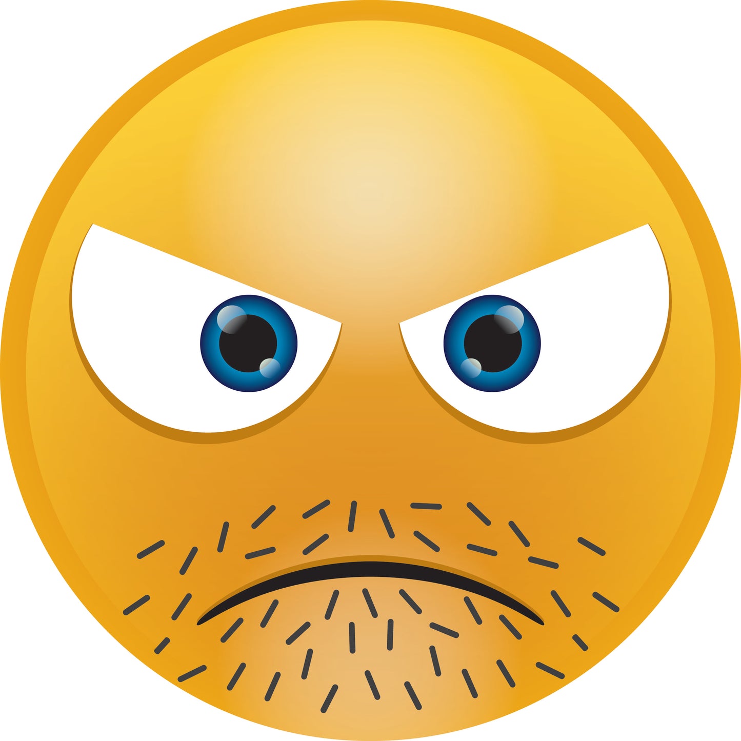 Smiley sticker 2 - 60 cm size Quantities very cheap LH-SMI-10770