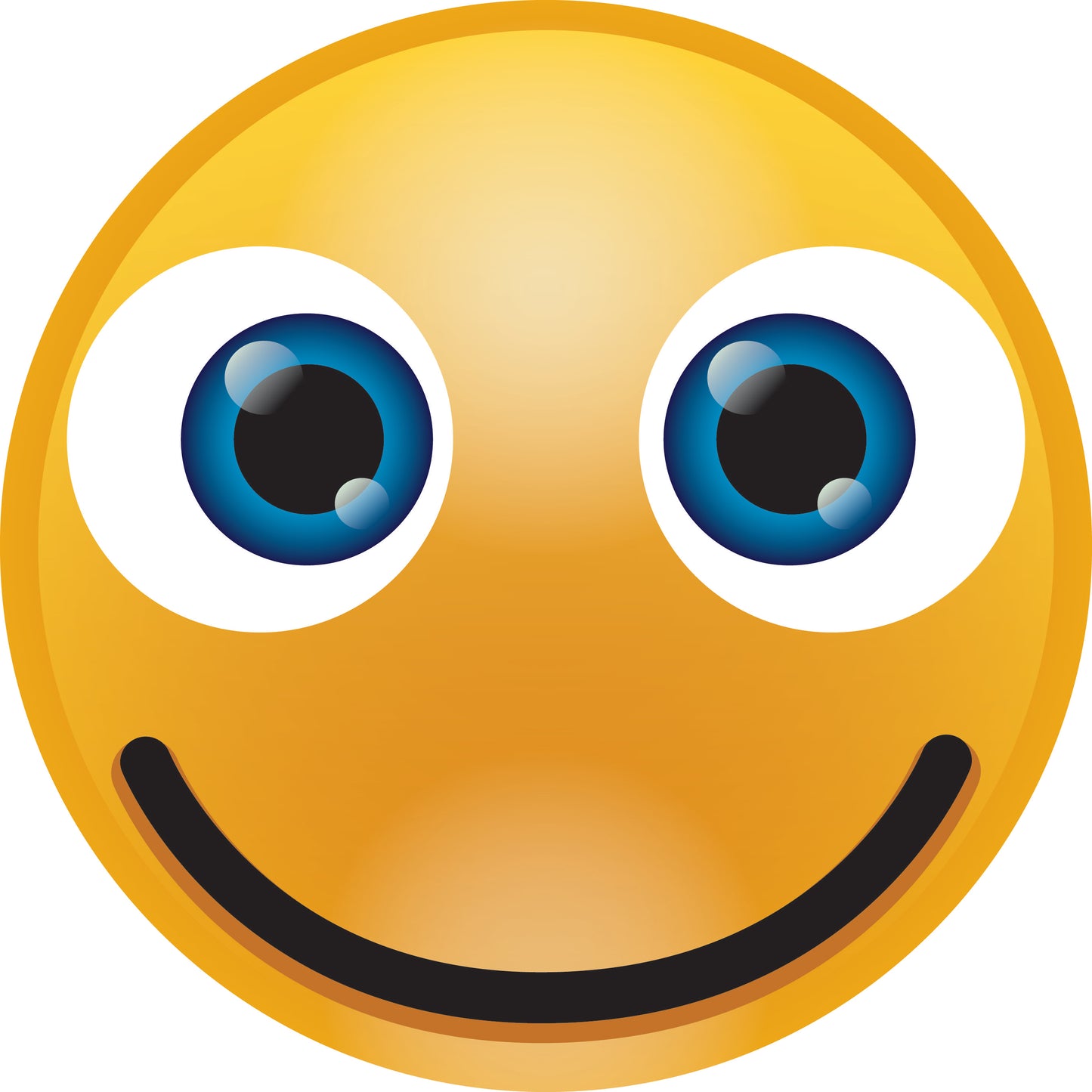 Smiley sticker 2 - 60 cm size Quantities very cheap LH-SMI-10780