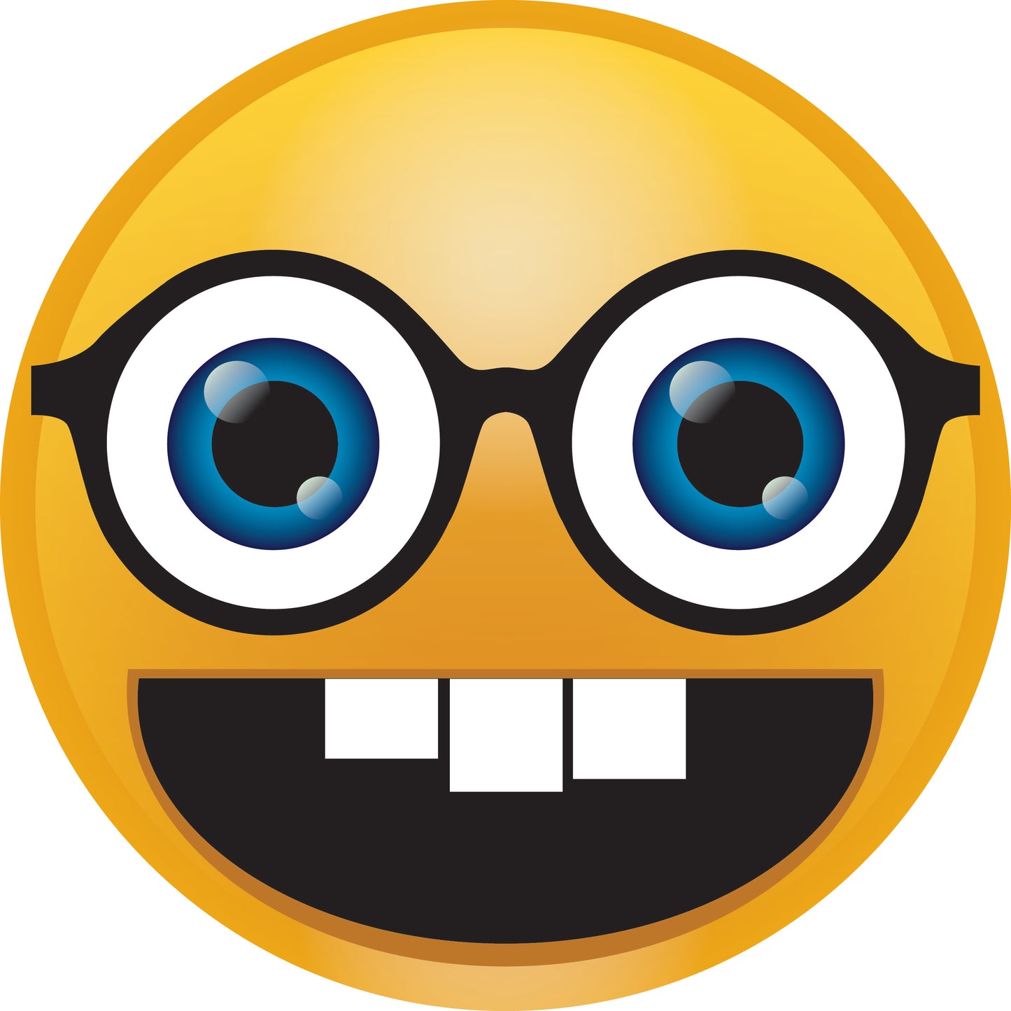 Smiley sticker 2 - 60 cm size Quantities very cheap LH-SMI-10980