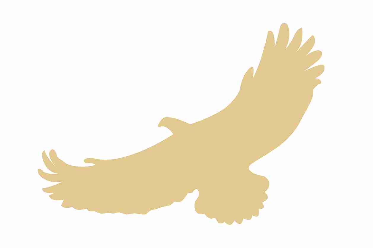 Bird protection sticker 10-50 cm LH-VOG-110-GOG, glossy gold, made of weatherproof plastic