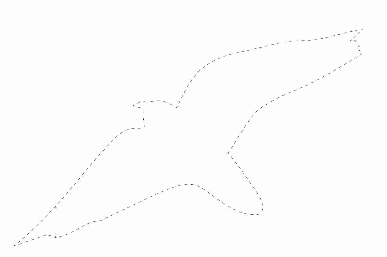 Bird protection sticker 10-50 cm LH-VOG-40-0, white color, made of weatherproof plastic