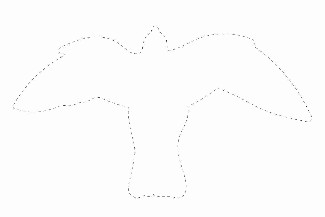 Bird protection sticker 10-50 cm LH-VOG-50-0, white color, made of weatherproof plastic