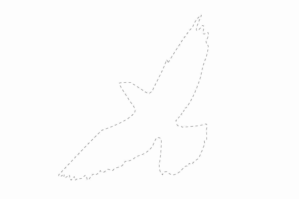 Bird protection sticker 60-100 cm LH-VOG-60-0, white color, made of weatherproof plastic