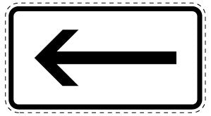 1 Stuk of traffic sign 2-15 cm LH-Verk-1000-10
