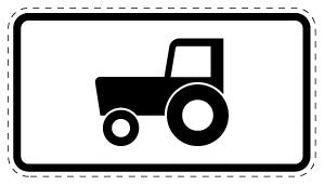 1 Stuk of traffic sign 2-15 cm LH-Verk-1049-10