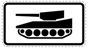 1 Stuk of traffic sign 2-15 cm LH-Verk-1049-12
