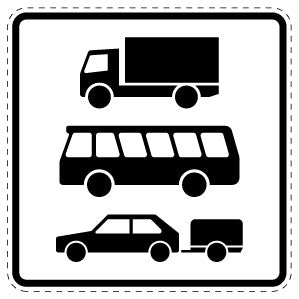1 Stuk of traffic sign 20-70 cm LH-Verk-1049-13