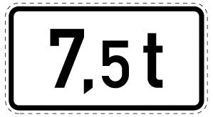 1 Stuk of traffic sign 2-15 cm LH-Verk-1052-35