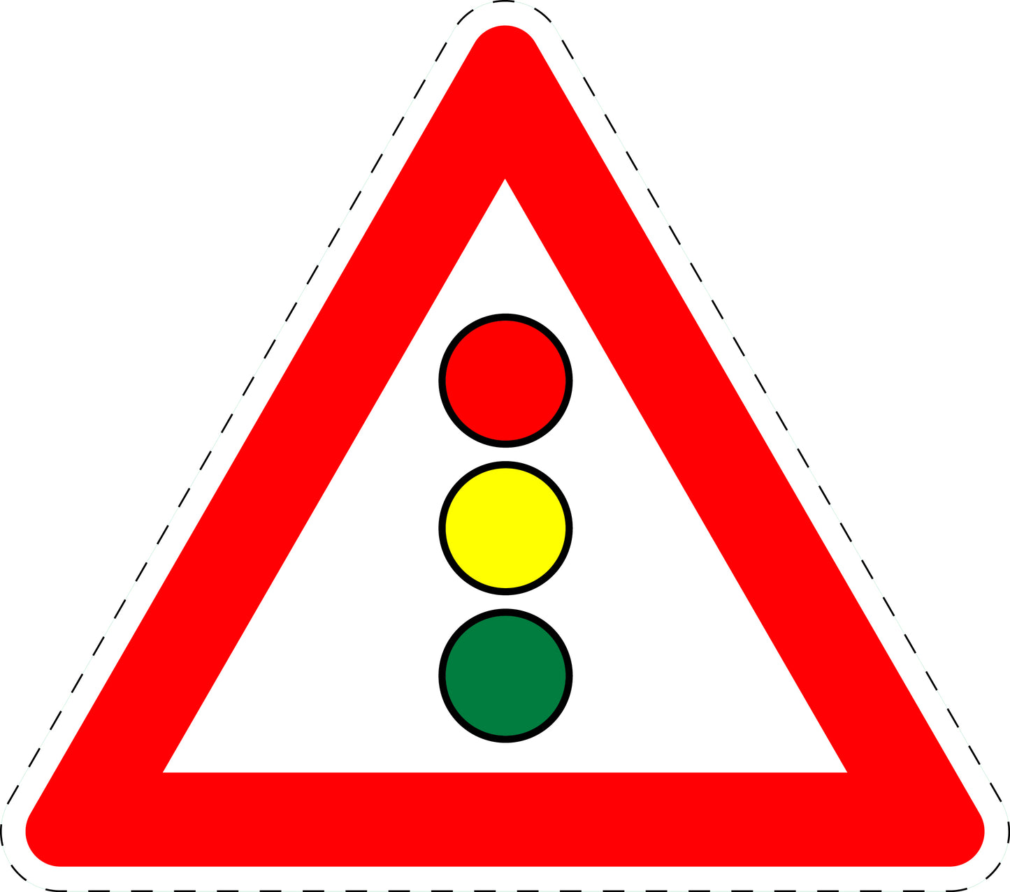 1 stuk traffic sign "Traffic light" 20–70 cm LH-Verk-131
