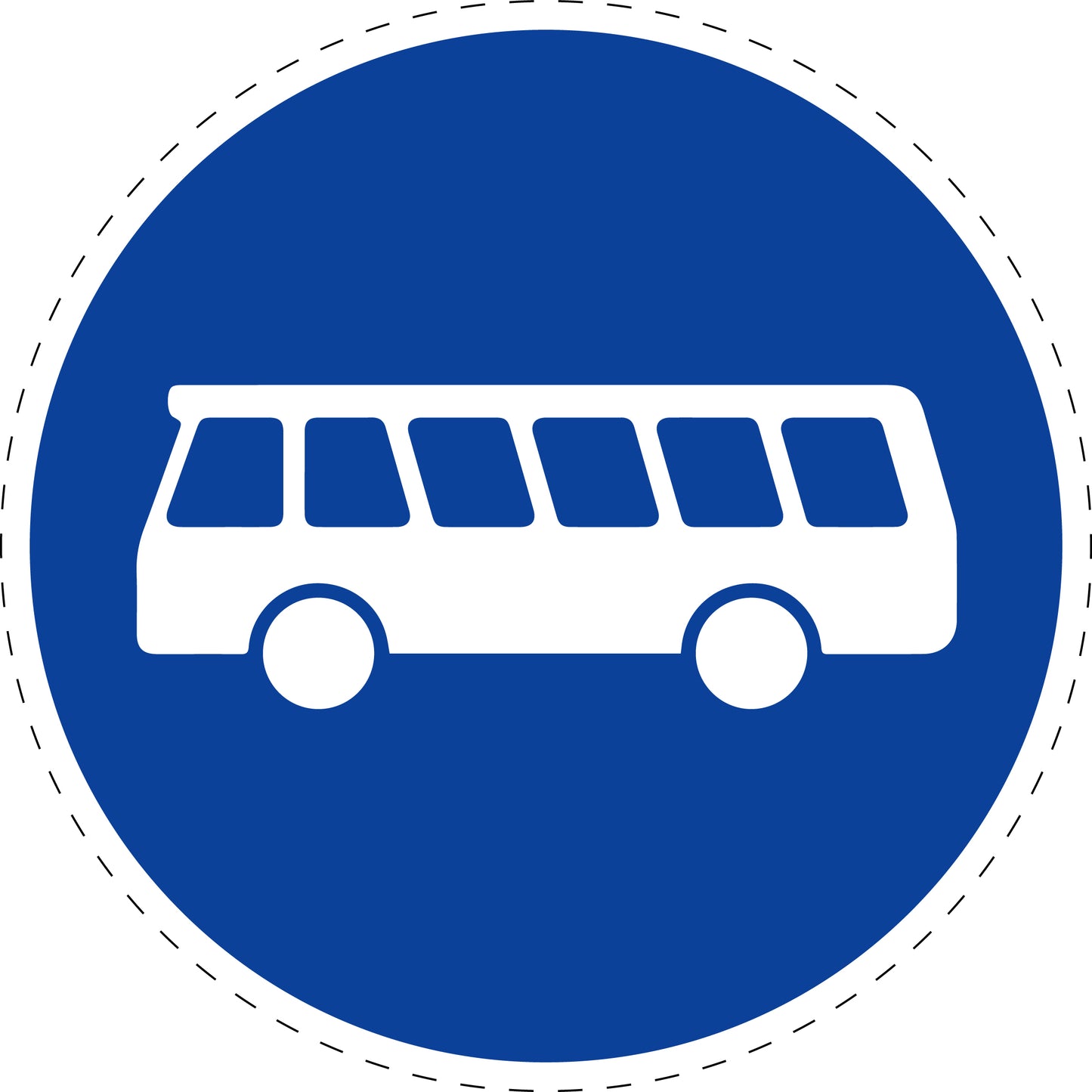 1 Stuk traffic sign "Bus Lane" – 20-70 cm – LH-Verk-245