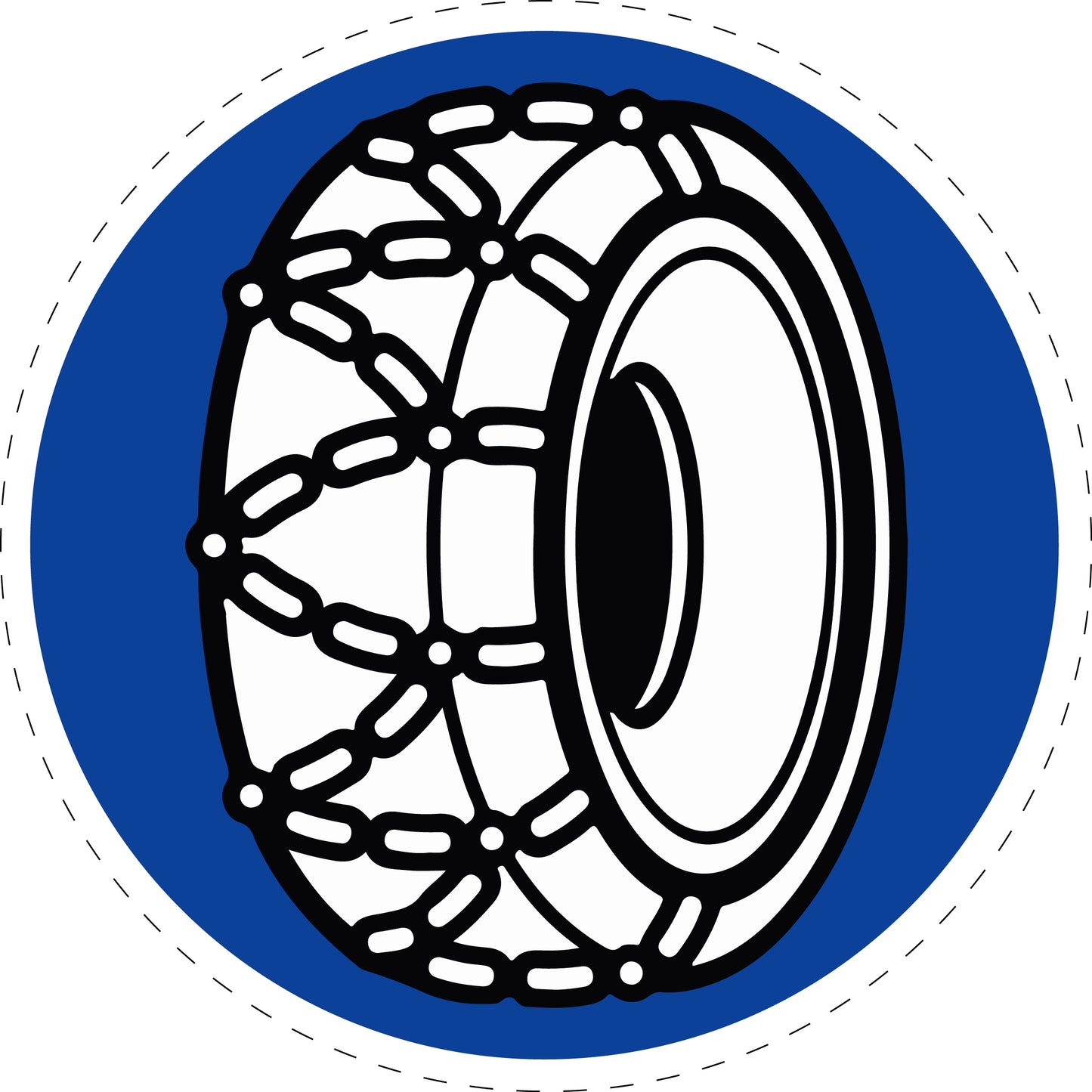 1 Stuk traffic sign "Snow chains required" – 2-15 cm – LH-Verk-268